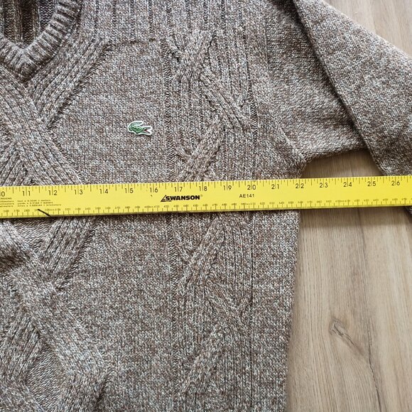 Vintage Lacoste wool blend mens sz 4 US size M - Picture 6 of 7